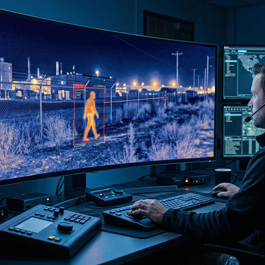 Monitoramento de intrusão perimetral